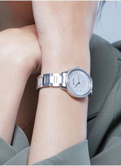 Alba ALBA series elegant classic new exquisite waterproof simple temperament quartz movement stainless steel strap Japanese and Korean watch women's watch silver dial AH7W31X1  - Image 2