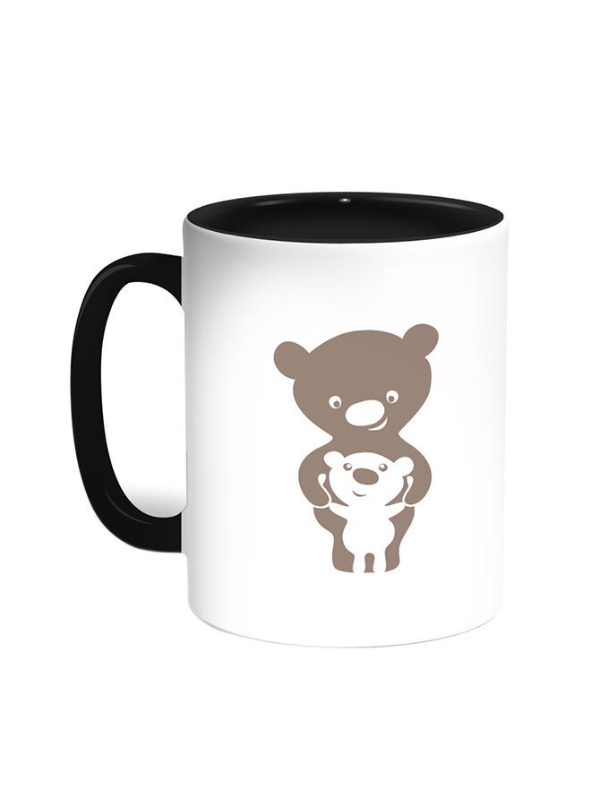 RYN Be A Friend Of Your Child Printed Coffee Mug Black/White 11ounce