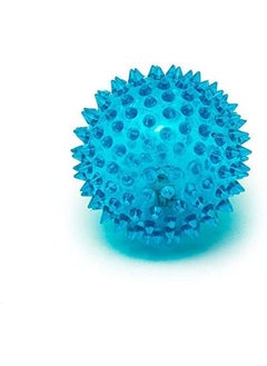 Wizme Wizme Set of 2 Led Light Up Spike Balls Bouny Rubber Balls for Kids Boys and Girls Multicolor Pack of 1  - Image 1