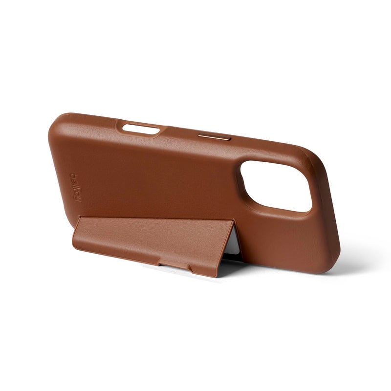 Bellroy Phone Case â€“ 3 Card for iPhone 16 (Leather iPhone case, Phone Wallet) - Sienna - Image 5