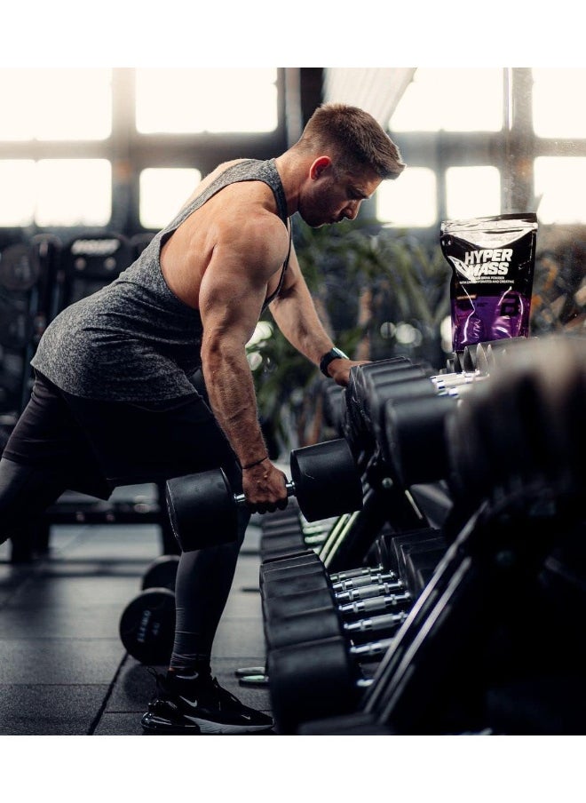BioTechUSA BioTechUSA Hyper Mass - Mass Gainer with Carbs & Protein Blend | Micronised Creatine | Gluten-Free, Strawberry  - Image 3