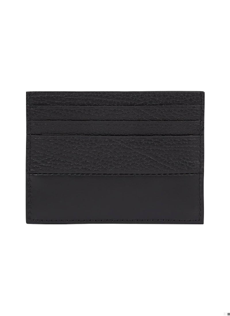 CALVIN KLEIN - Men's Cardholder - Leather, Black - Image 1