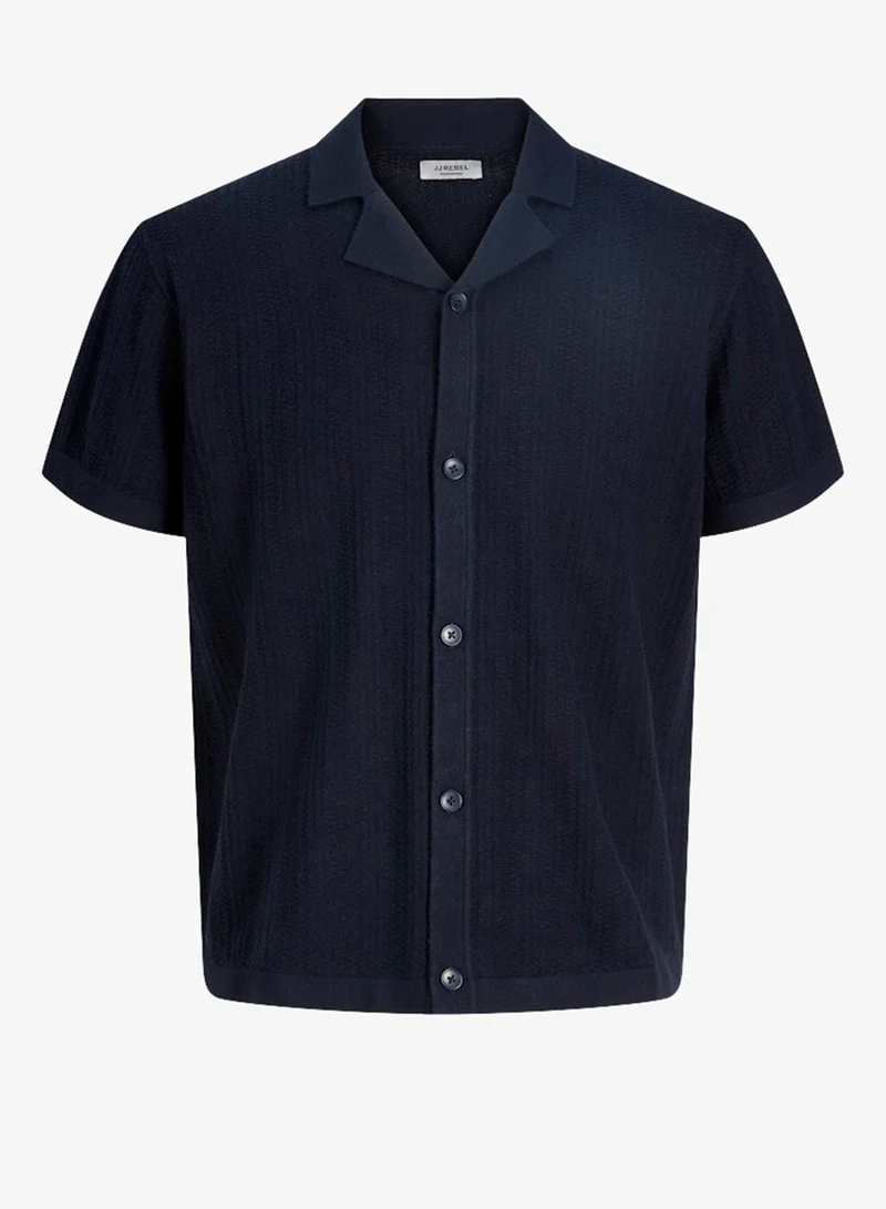 JJ Rebel  Casual Slim Fit Short Sleeve Resort Shirt for Men | Best Price UAE