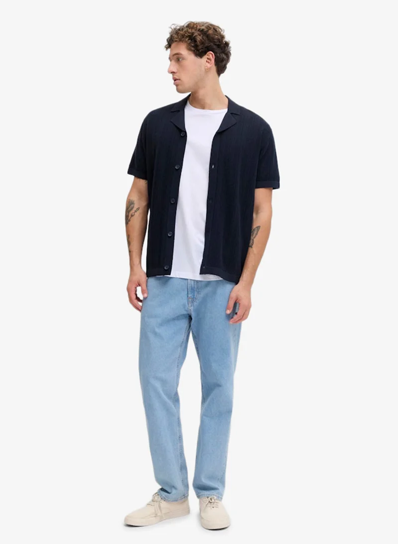 JJ Rebel  Casual Slim Fit Short Sleeve Resort Shirt for Men | Best Price UAE
