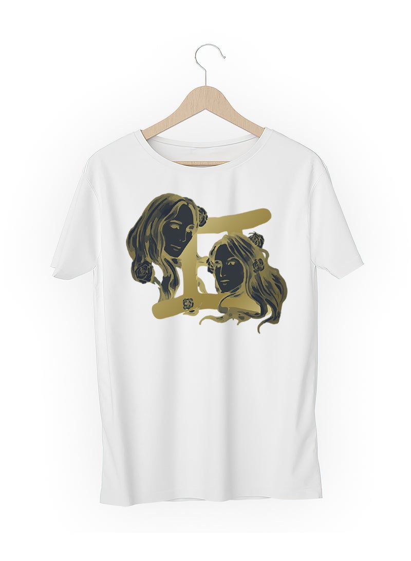 Fashion World Cotton T-shirt Printed with High-quality Gemini - Image 2