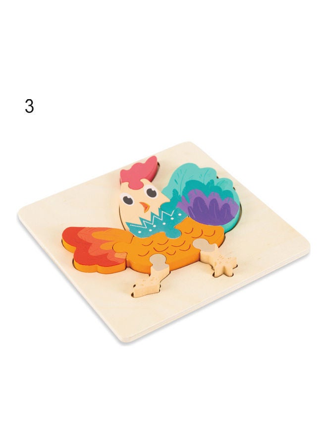 مجموعة أحجية قطع تركيب الصور بتصميم طائر من الخشب