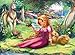 Ceaco Disney Princess Trio Rapunzel and Pascal Glitter Puzzle 100 Piece Jigsaw Puzzle - Image 2