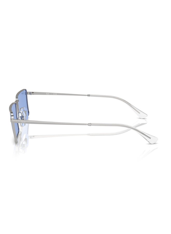 Ray-Ban Women Ray-Ban RB3741 003/80 Women's Rectangular Sunglasses - Lens Size: 59 mm - Image 2