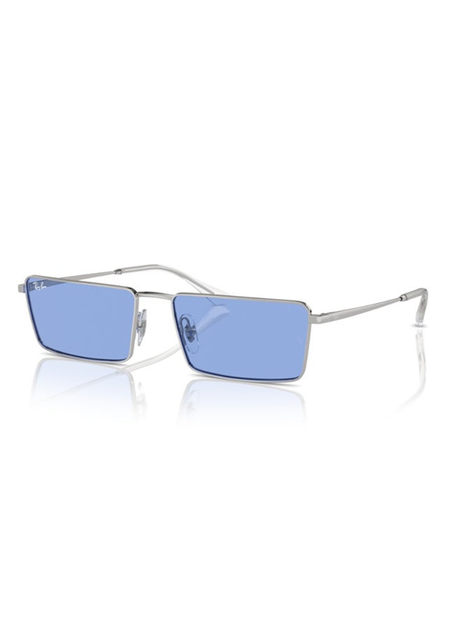 Ray-Ban Women Ray-Ban RB3741 003/80 Women's Rectangular Sunglasses - Lens Size: 59 mm - Image 1