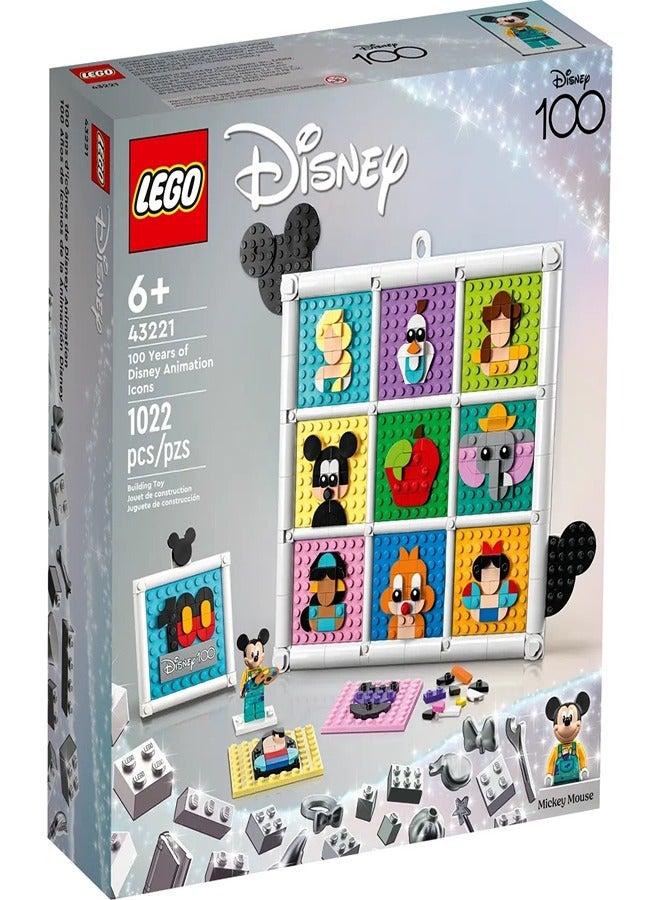 LEGO - Disney 100 Years of Disney Animation Icons 1022 Pieces - 43221 - Image 1