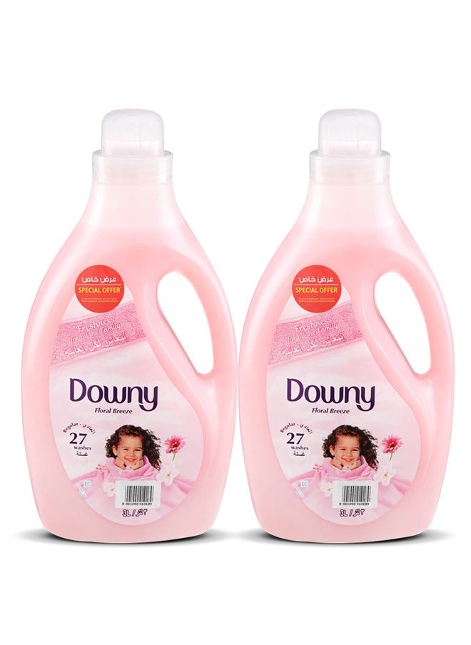 Downy Regular Fabric Softener Floral Breeze 2 x 3L  - Image 2