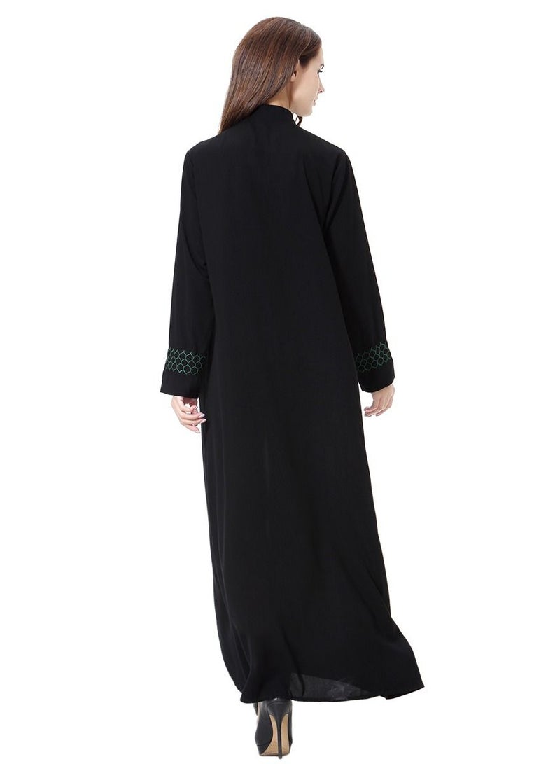 Loquat Muslim Lady wool peach Dress - Image 2