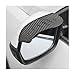 Wevdn 2 PCS Mirror Rain Visor Eyebrow Waterproof PVC Auto Exterior Rear View Mirror Rain Visor Guard Rainproof Side Mirror Rain Visor Eyebrow Cover for SUV Truck Car Accessories CarbonAntiNoise - Image 2