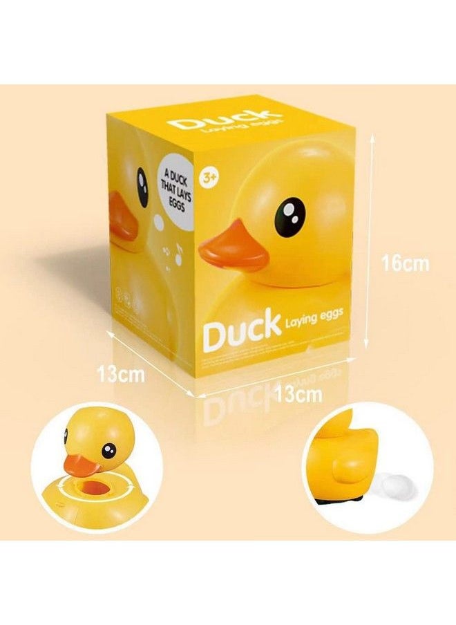 Super Toy - Battery Operated Duck Egg Laying Musical Sound Toy With Colorful Lights - Image 1
