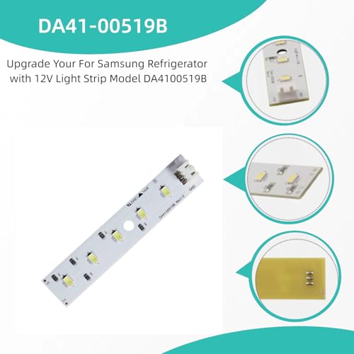 Tfuehn New for Samsung Refrigerator Lighting Strip DA41-00519B DA41-00519A. Fridge LED LAMP Freezer Parts - Image 3