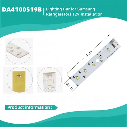 Tfuehn New for Samsung Refrigerator Lighting Strip DA41-00519B DA41-00519A. Fridge LED LAMP Freezer Parts - Image 2