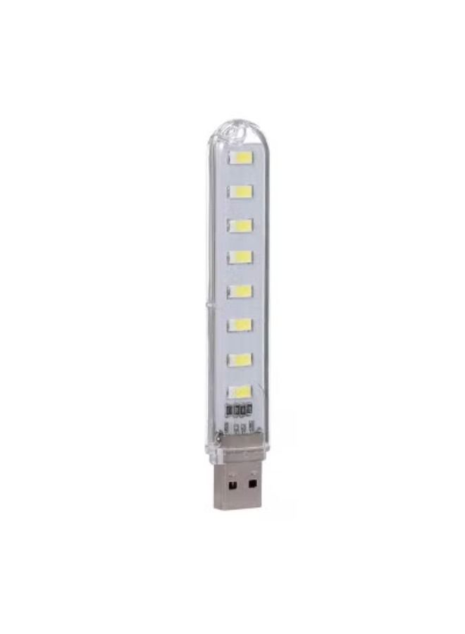 ACLIX U Shaped 8 LED Plug and Play USB Light Lamp Transparent - Image 1