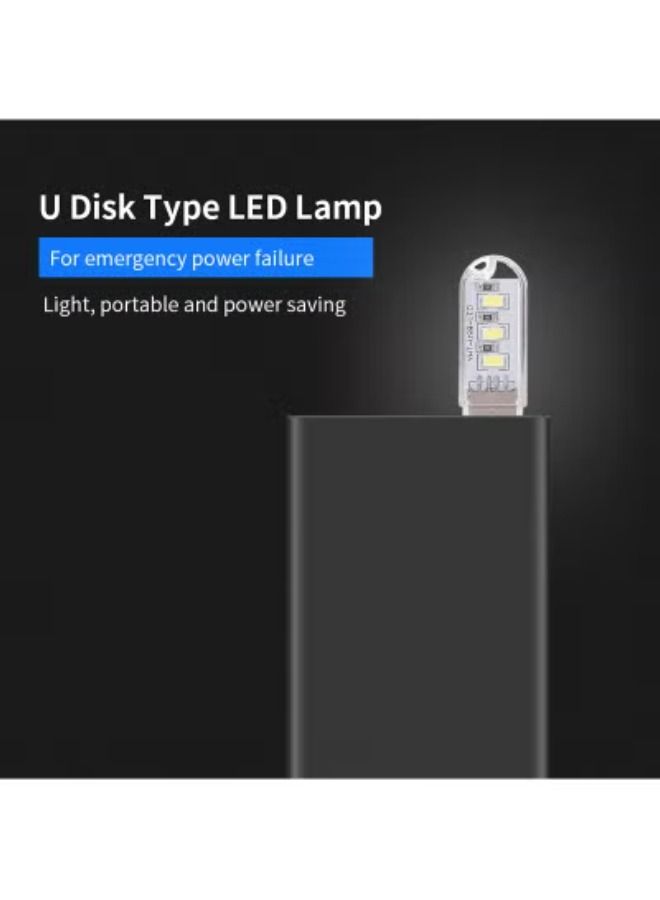 ACLIX U Shaped 8 LED Plug and Play USB Light Lamp Transparent - Image 5
