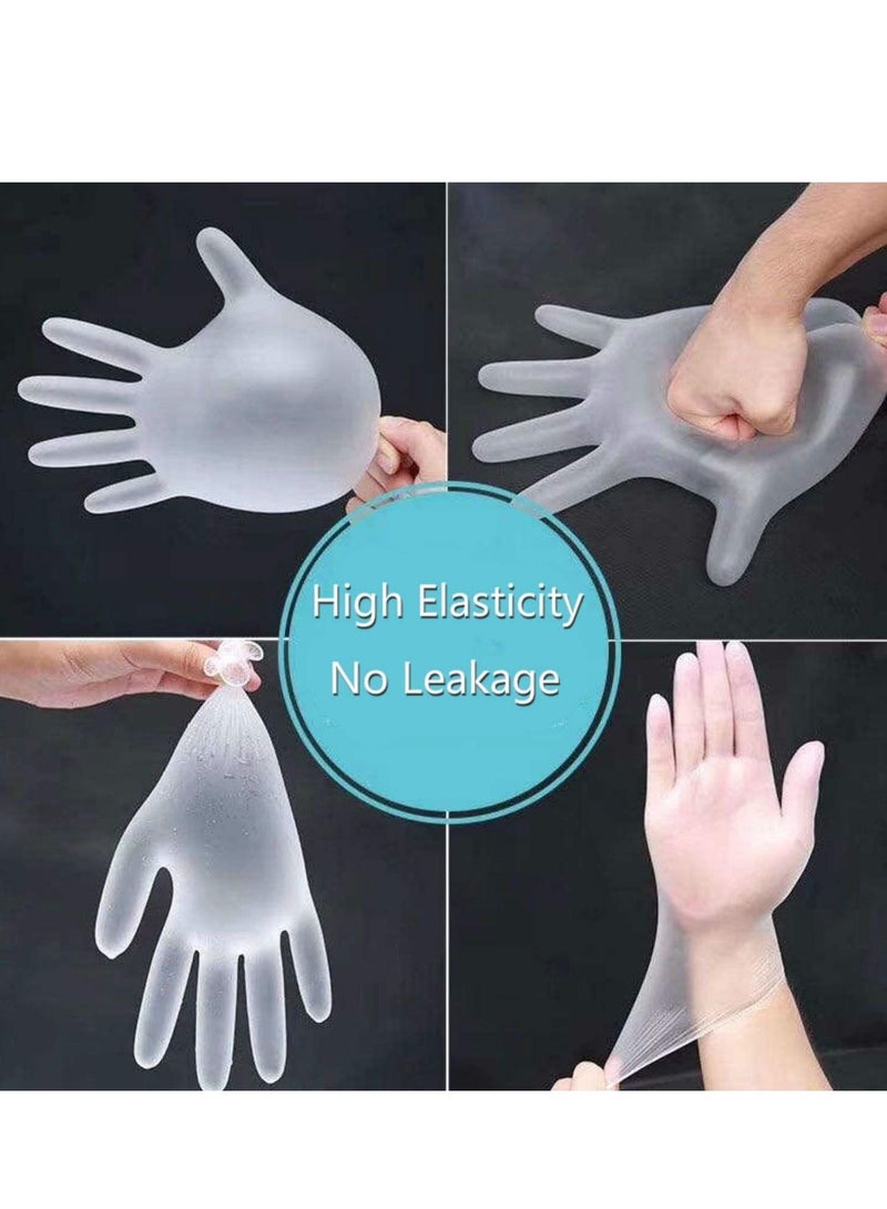 100 Pieces Disposable Gloves Powder-Free Gloves Vinyl Gloves - Image 2