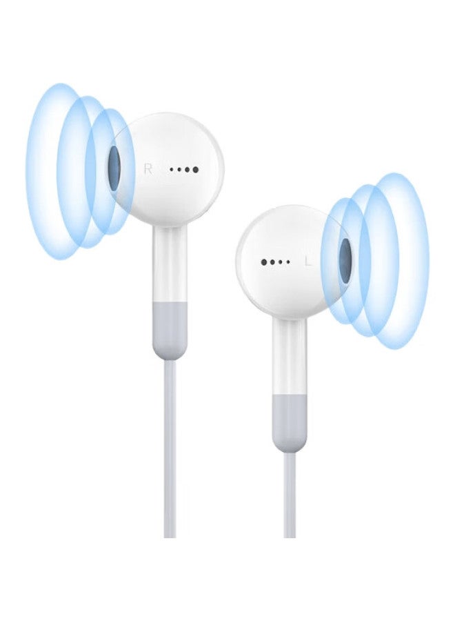 Newmine Xl10 Wired In-Ear Headphones With Microphone, 3.5Mm Jack, Compatible With Computers, Laptops And Smartphones, Black - Image 3