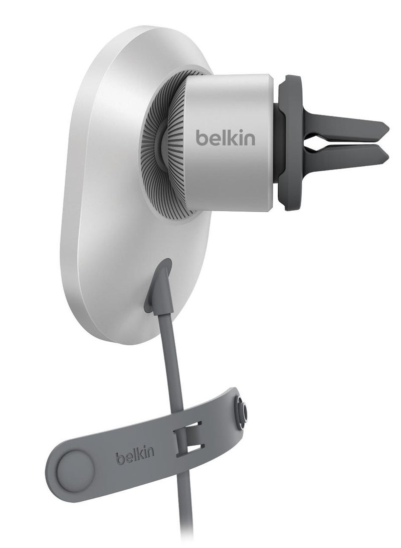 belkin Belkin 15W Magnetic Wireless Car Charger Qi2 Fast Charging, MagSafe Compatible, Compact Design, Secure Mounting  - Image 4