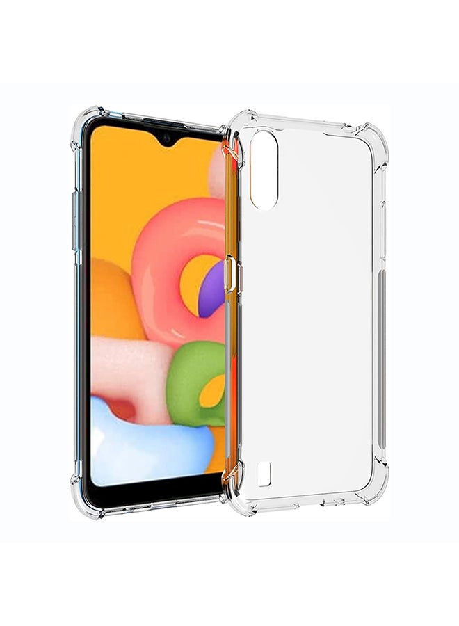 O Ozone Military Grade Clear Case Compatible With Samsung Galaxy M01| Transparent Shockproof Protective Cover | Anti-Yellow Hard PC + Soft TPU Hybrid Case | Drop Protection & Slim Design - Image 4