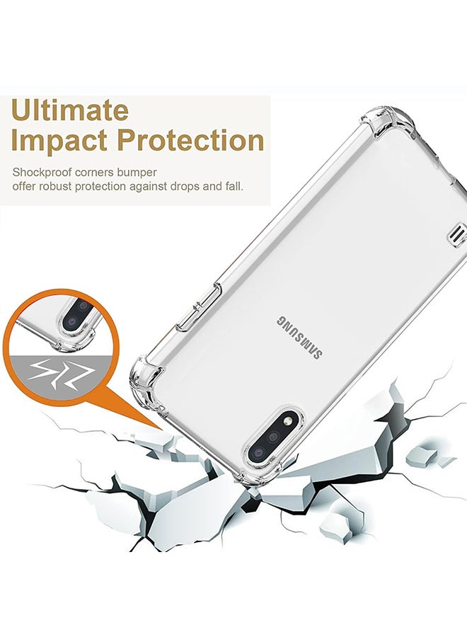 O Ozone Military Grade Clear Case Compatible With Samsung Galaxy M01| Transparent Shockproof Protective Cover | Anti-Yellow Hard PC + Soft TPU Hybrid Case | Drop Protection & Slim Design - Image 3