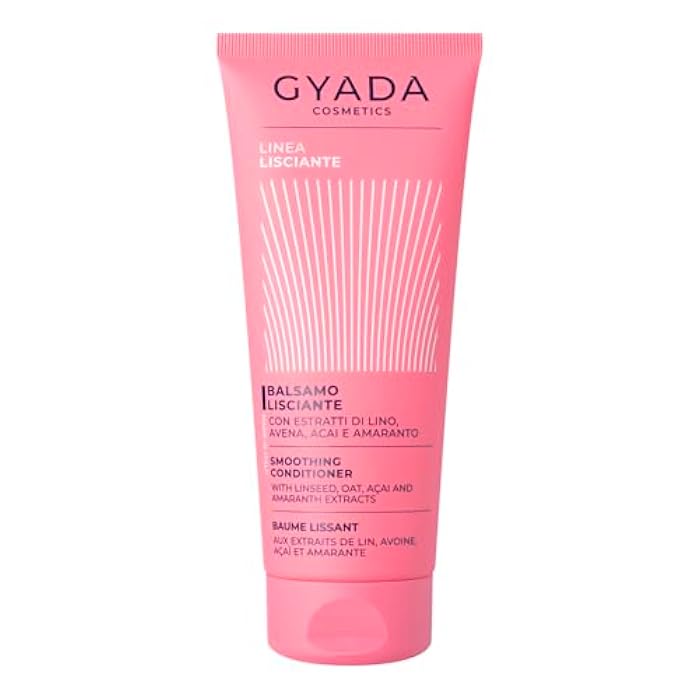 GYADA COSMETICS Smoothing Hair Conditioner, Lightweight Anti-Static Formula with Linseed, Oat, Acai, Amaranth Extracts, 6.76 fl oz - Image 1