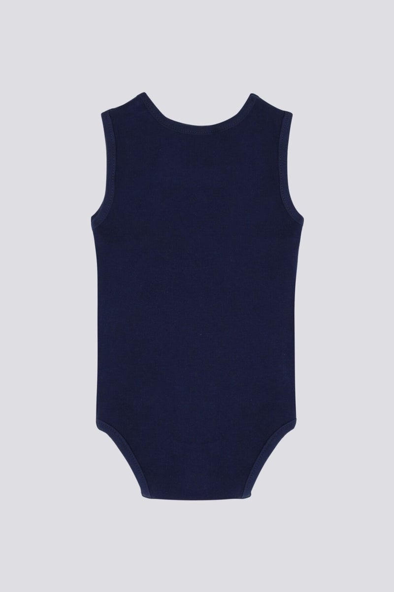 U.S. Polo Assn. Happiness Navy Blue Baby Bodysuit - Image 3