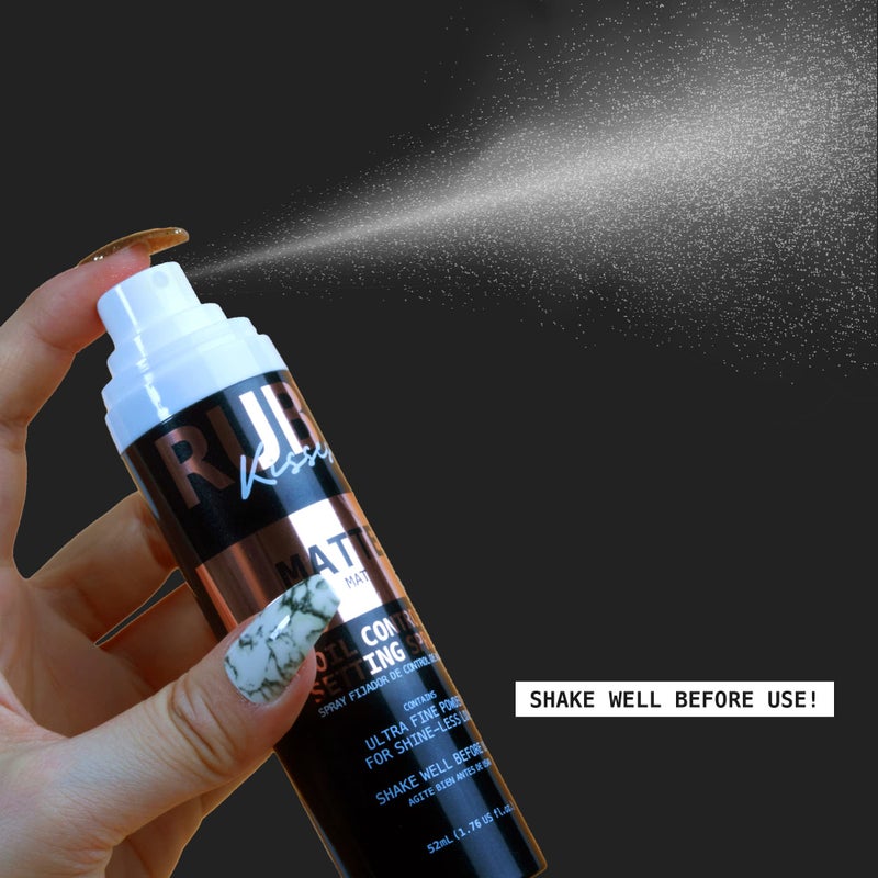 Ruby Kisses Setting Spray - Ultra-fine mist, Sets makeup, Long-Lasting Formula for a Flawless Finish (Matte) - Image 5