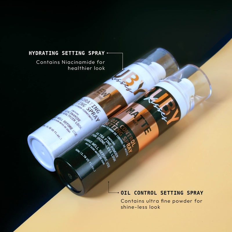 Ruby Kisses Setting Spray - Ultra-fine mist, Sets makeup, Long-Lasting Formula for a Flawless Finish (Matte) - Image 2