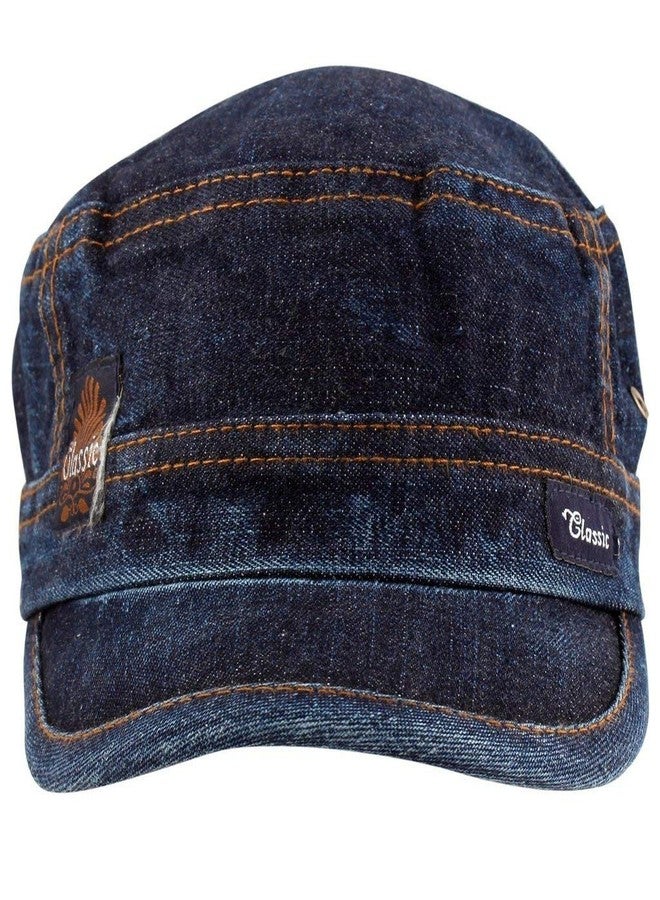 Missby® Denim Dark Blue Cap for Men & Women (Pack of 2) - Image 3
