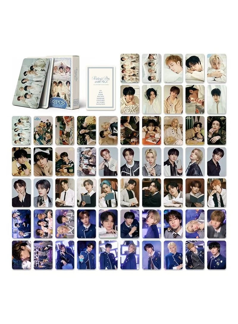 NIBEMINENT 92 Pcs Kpop Stray Kids Perfect Day with SKZ Lomo Cards Card For Fans Collection Gifts - Image 2