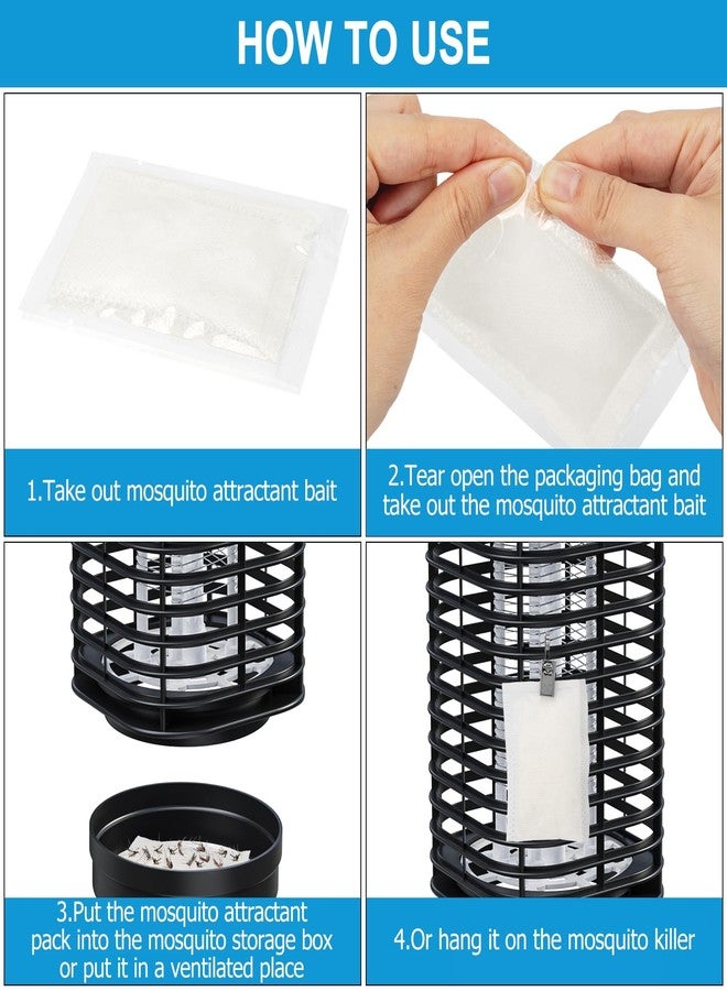 Glovv 4 Pack Mosquito Attractant Bait Refill Cartridge, Mosquito Lure Biting for Bug Zapper & Fly Traps Enhances Catch Rates, Compatible with All Mosquitoes Trap Outdoor Indoor - Image 2