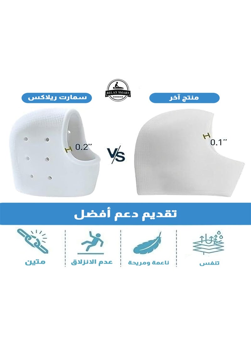 Relax Smart Plantar Fasciitis Support Socks with Arch Compression – Comfortable Heel Protection and Foot Care Sleeves - Image 3