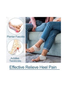 Relax Smart Plantar Fasciitis Socks with Arch Support Heel Bandage Heel Protection Cushion for Plantar Fasciitis Treatment and Heel Pain Relief  - Image 5