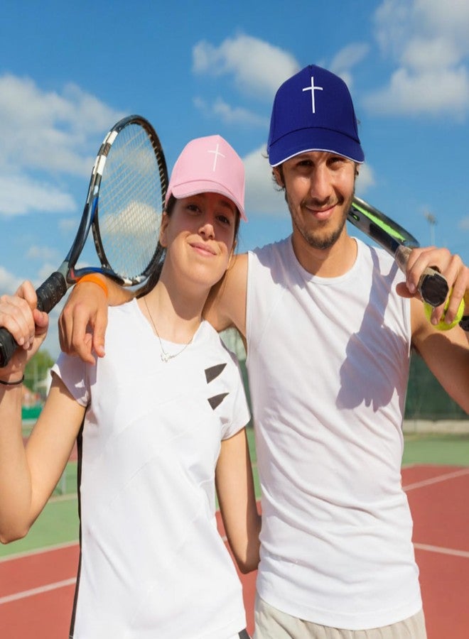 Chicingyou 20pcs Cross Adjustable Baseball Cap Suture Christian Hat Unisex for Men Women Ladies Cap Bulk for Running Workouts and Faith Jesus Christian Activities - Image 5