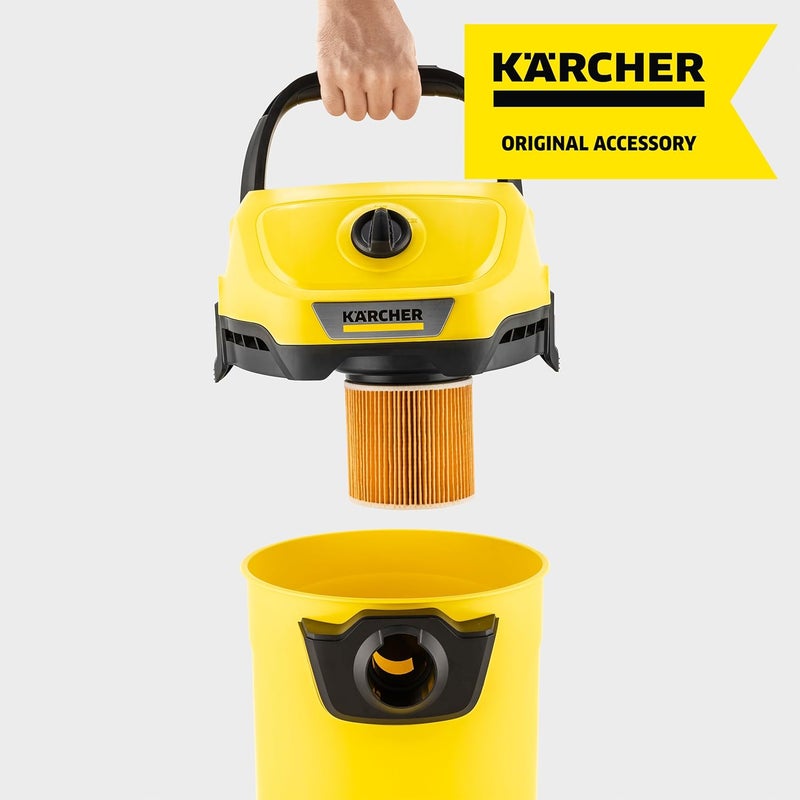 Kärcher Karcher - Cartridge Filter For Wet & Dry Cleaners and Spray Extraction Cleaner, Compatible for all WD Series (WD2 / WD3) and SE 4001 Wear resistant upgraded material - Image 3