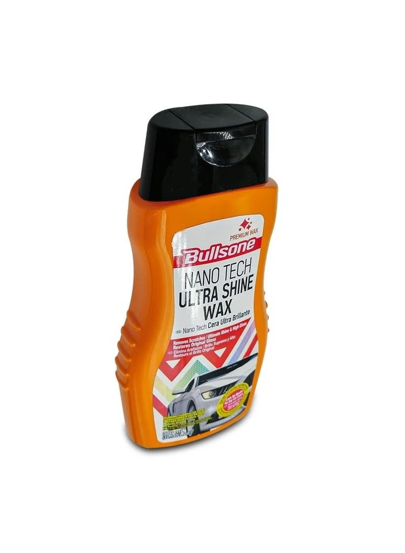 بولسون شمع بولسون نانو تيك ألترا شاين للسيارات 300 مل - حماية شمعية ممتازة، لمسة نهائية شديدة اللمعان، مناسب لجميع ألوان السيارات، سهل الاستخدام للحصول على لمعان يدوم طويلاً - Image 3