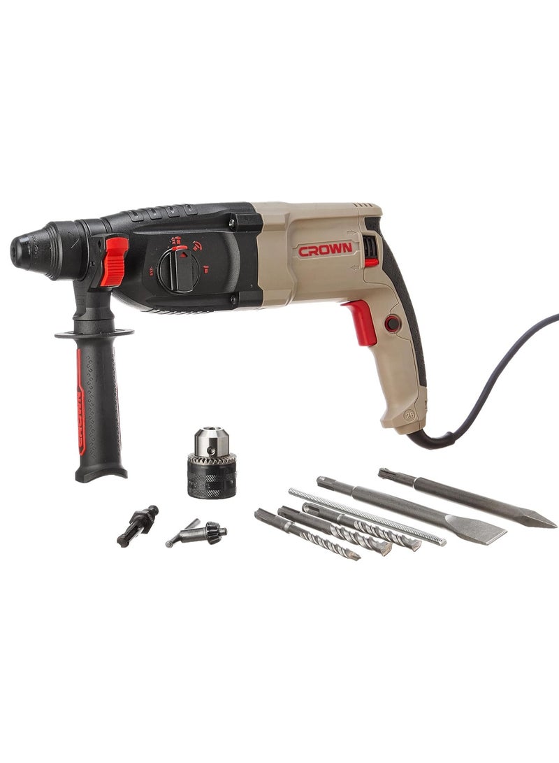 Crown rotary hammer sds plus 26mm 800w CT18182 bmc - Image 2