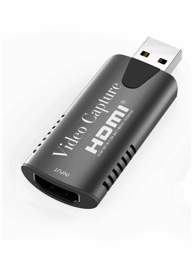 4K HDMI Video Capture Card, HDMI to USB 3.0 Record Capture Device, 1080P 60FPS Record Capture Device Adapter  - Image 1