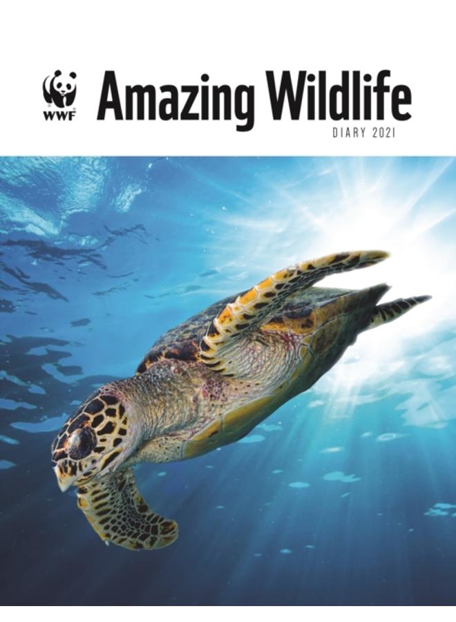 WWF Amazing Wildlife Deluxe A5 Diary 2021 