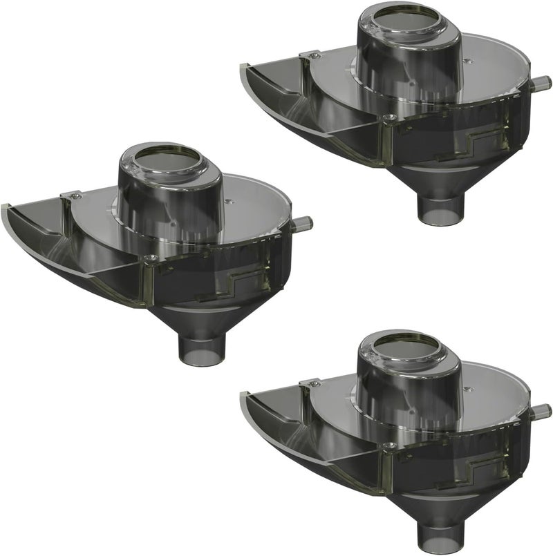 Baby Formula Dispenser Replacement Funnel Compatible with Baby Brezza Formula Pro Advanced and Pro Advanced WiFi Models ONLY, Replacement Funnel & Cover, NOT Fit Formula Pro Mini Mixer Machine, 3-Set - Image 1