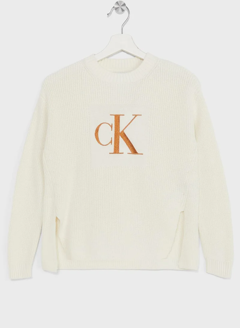 Calvin Klein Jeans Kids Crew Neck Sweater