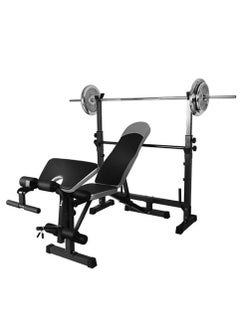 KUYING KUYING Weight Bench Multi Staion Bench Press Barbell Home Gym Multi Workout FID Chair Flat Incline Decline Toning Exercise Equipment  - Image 4
