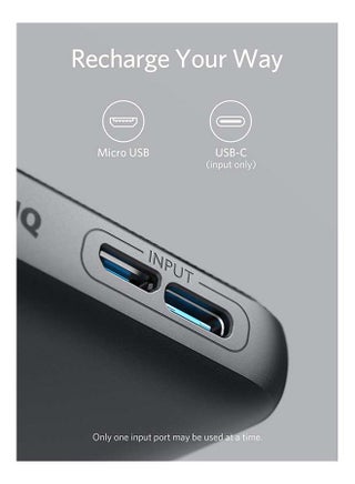 Power Bank(PowerCore 10K),Compact Travel-Ready 10,000mAh Battery Pack with PowerIQ Charging Technology,5V/3A High-Speed Charging for iPhone,iPad,and More (USB-C Input Only（）, 1 Pack) - view 5