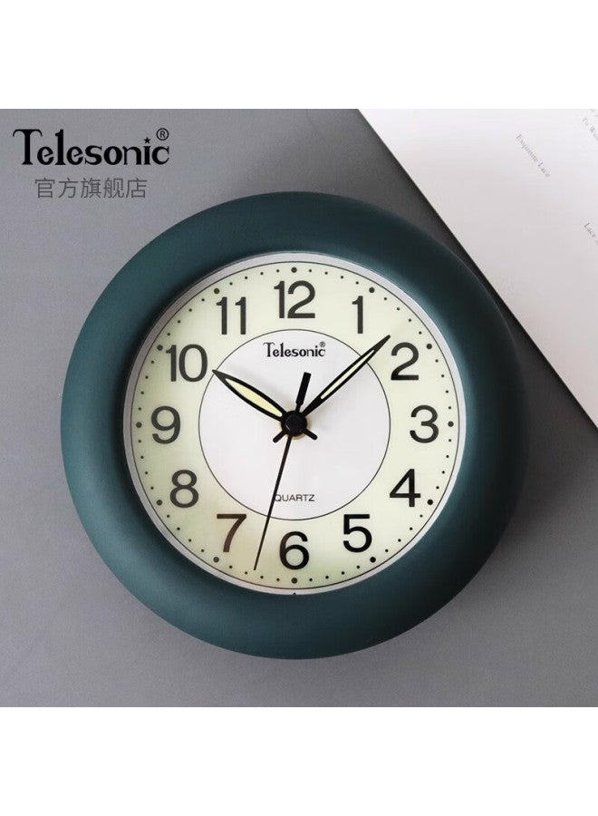 Telesonic Wall Clock, Living Room Clock, Home Bathroom Timepiece, Creative Simple Luminous Wall-mounted Or Table-mounted Quartz Clock