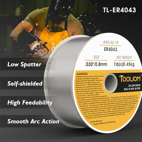 TOOLIOM ER4043 - .030" Welding Wire MIG Aluminum 0.8 mm Welding Wire - 1lb Spool - Image 5