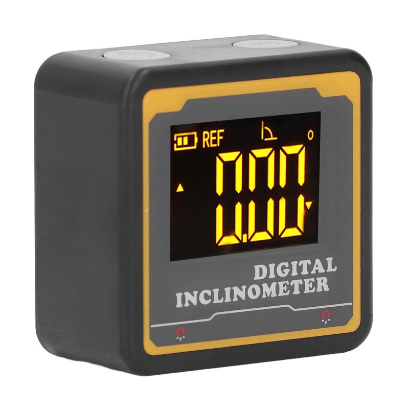 Digital Angle Finder 4 x 90° Range ±0.2° Accuracy - High Resolution Backlight VA Display Electronic Level with Magnetic V Groove Base for Tight Spaces Pipelines Home Improvement - Image 2