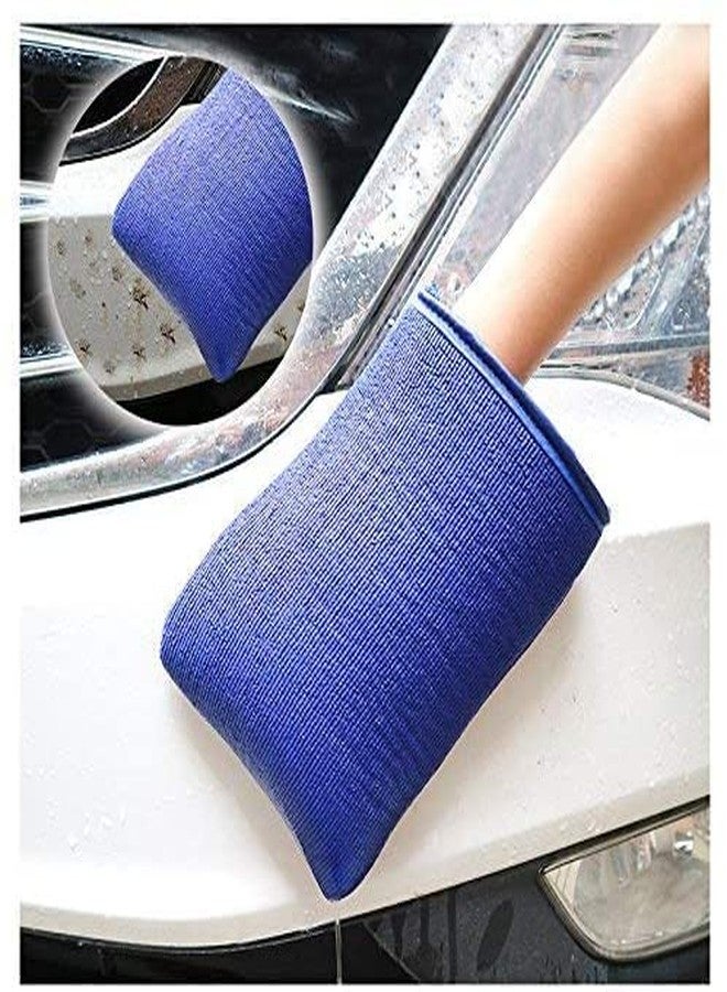 JIANFA Clay Bar Mitt, AutoScrub Fine Grade Wash Mitt Automotive Detailing Towel Wash Mitt Clay Bar Alternative, 1 Piece Blue - Image 4